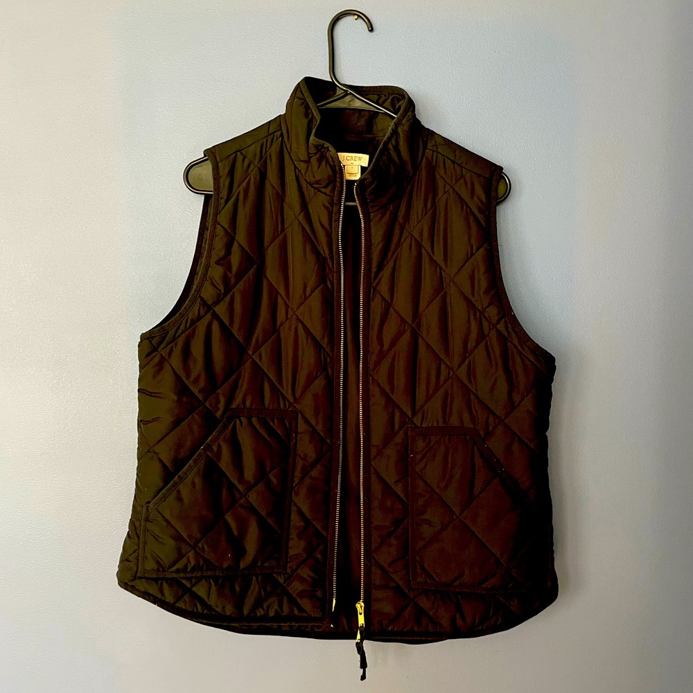 J-Crew Quilted Puffer Vest